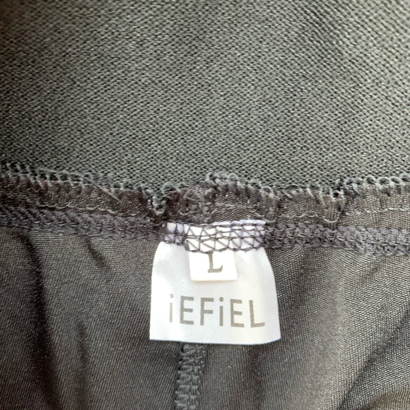 Iefiel Mesh Panel Leggings - Picture 2 of 3